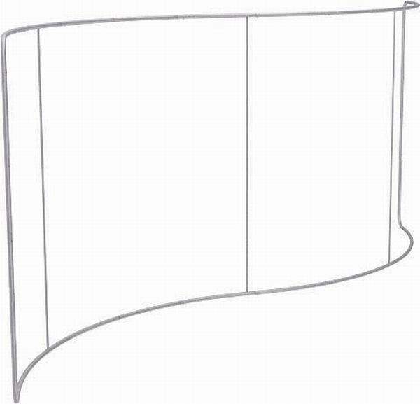 S shaped fabric backdrop stand